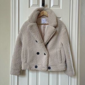 Mango teddy coat XS in great condition